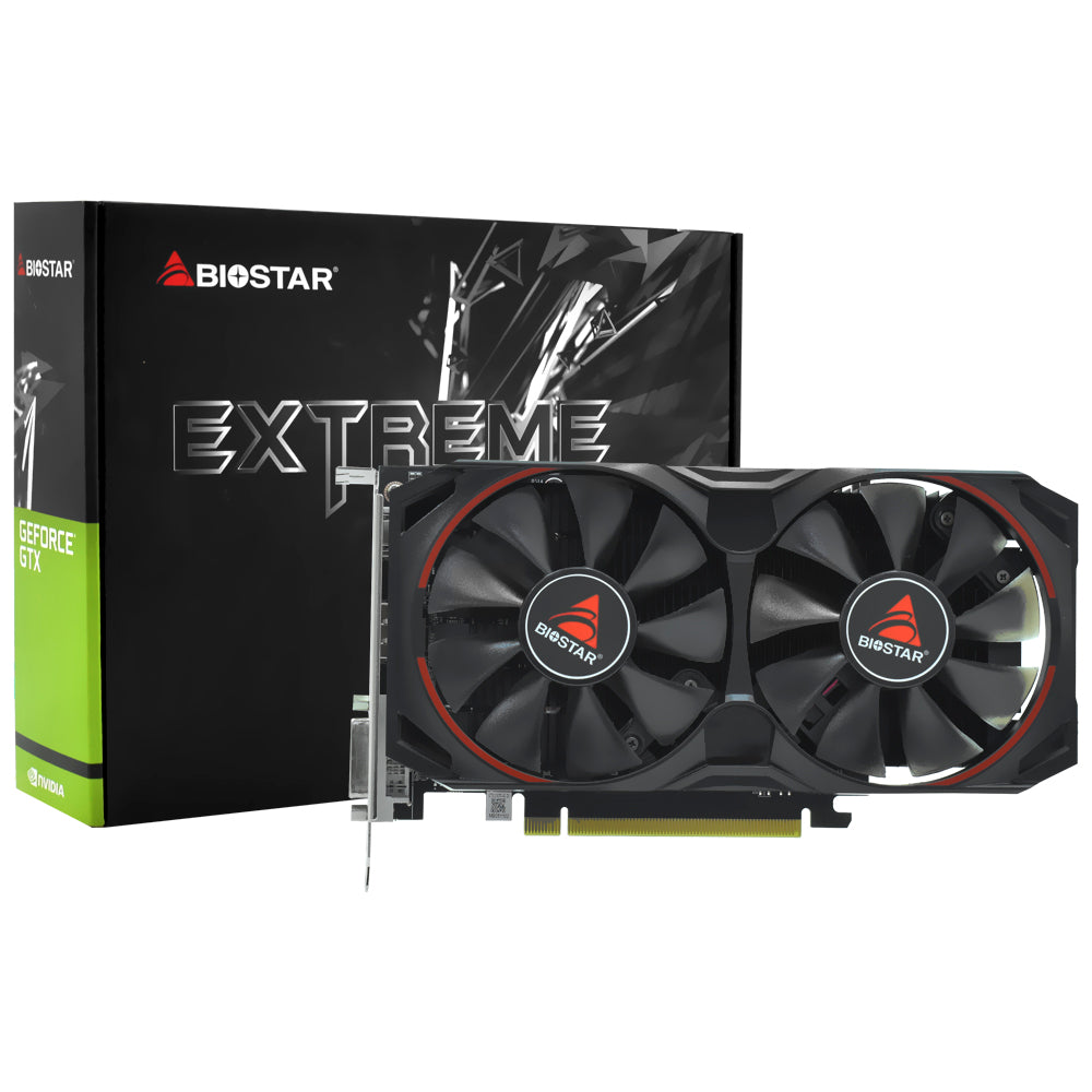 Placa de Vídeo Biostar Extreme Gaming 4GB GeForce GTX1050TI GDDR5