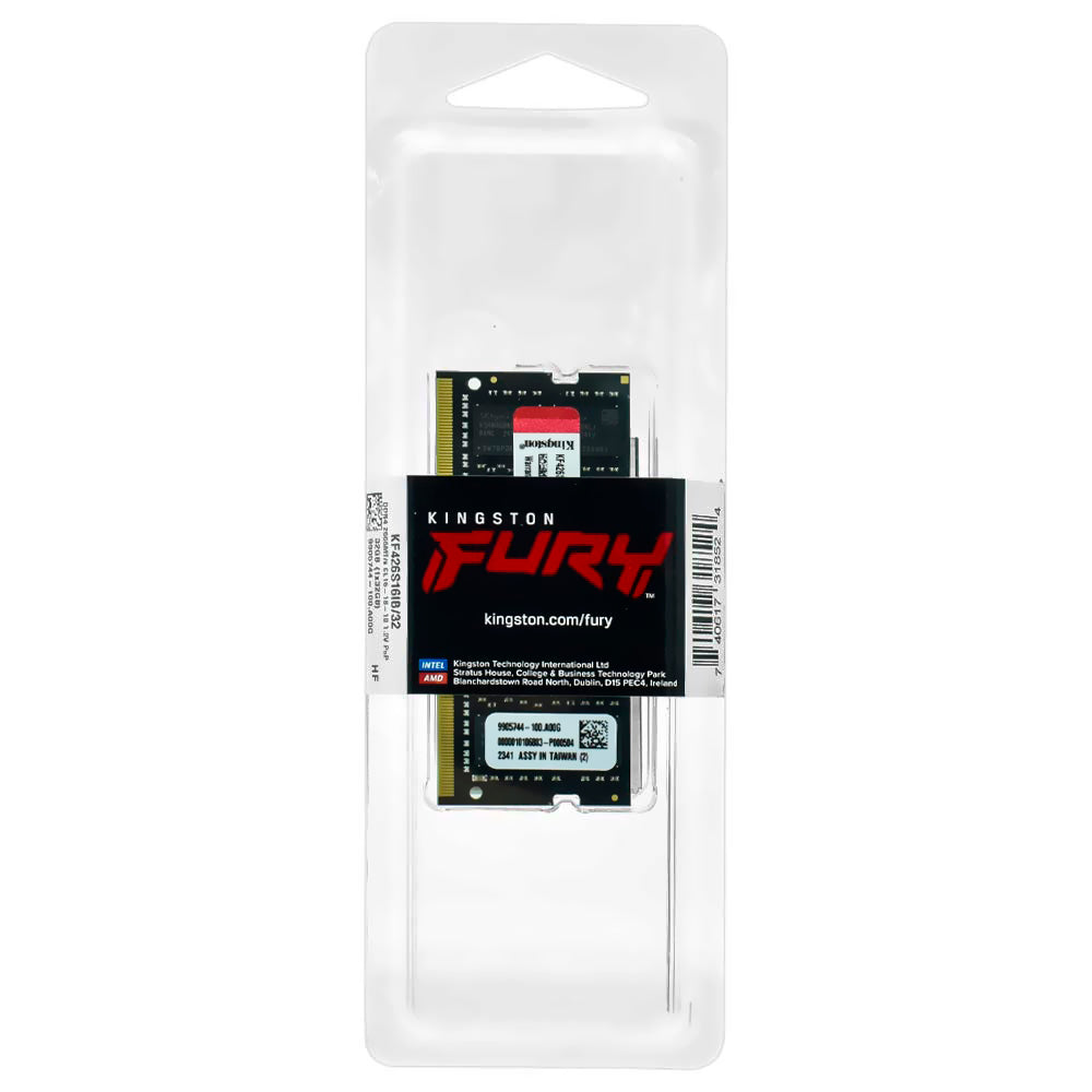 Memória RAM para Notebook Kingston Fury Impact DDR4 32GB 3200MHz