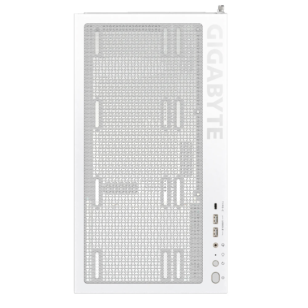 Gabinete Gamer Gigabyte GB-C500PI Panoramic Stealth Ice Mid Tower / 4 Cooler / ARGB