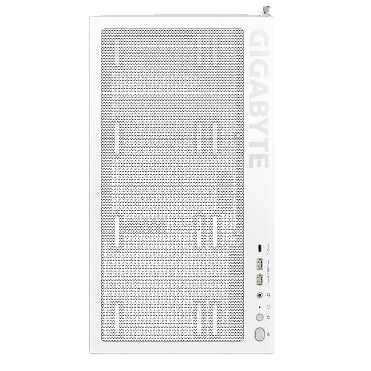 Gabinete Gamer Gigabyte GB-C500PI Panoramic Stealth Ice Mid Tower / 4 Cooler / ARGB