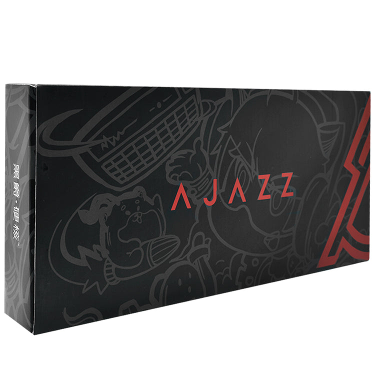 Teclado Gamer Ajazz AK680 V2 ABS Nacodexx Mini / Arctic Isle / USB / RGB / Inglês - Preto