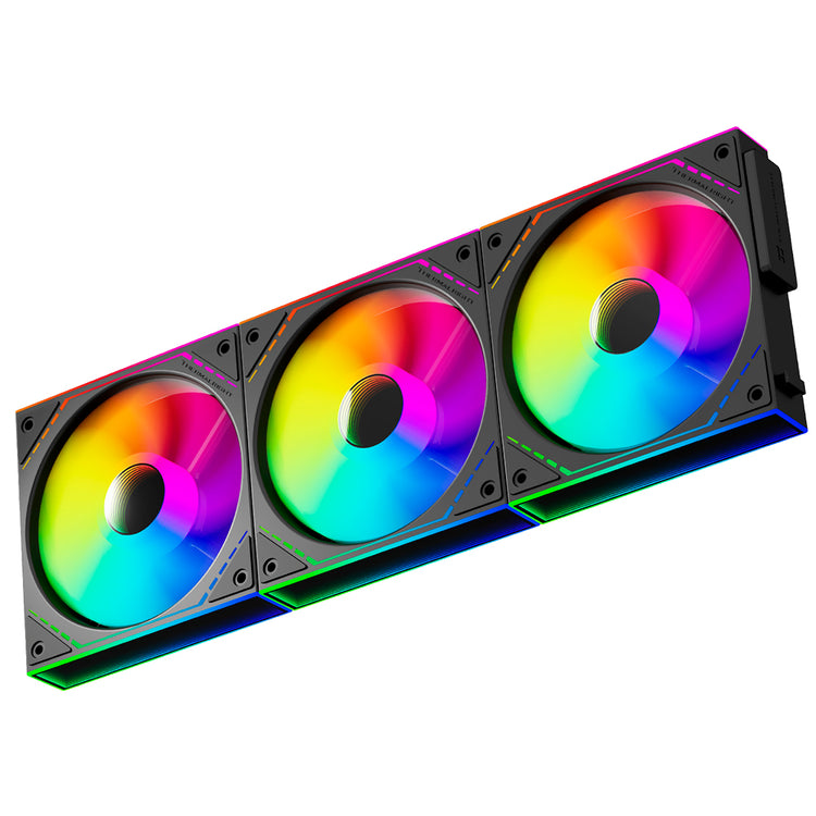 Cooler para Gabinete Thermalright X3 Reverse AirFlow ARGB - Preto (Kit com 3)