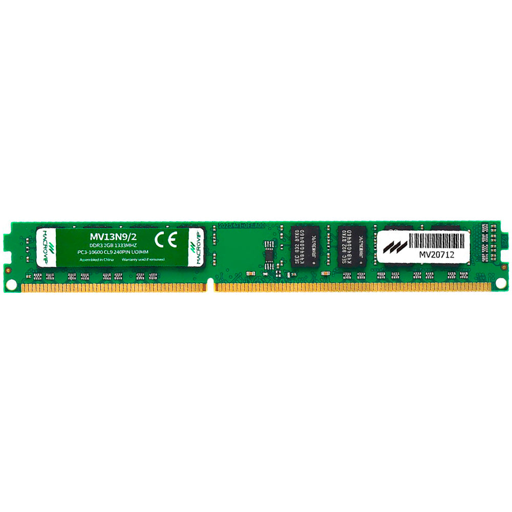Memória RAM Macrovip DDR3 2GB 1333MHz