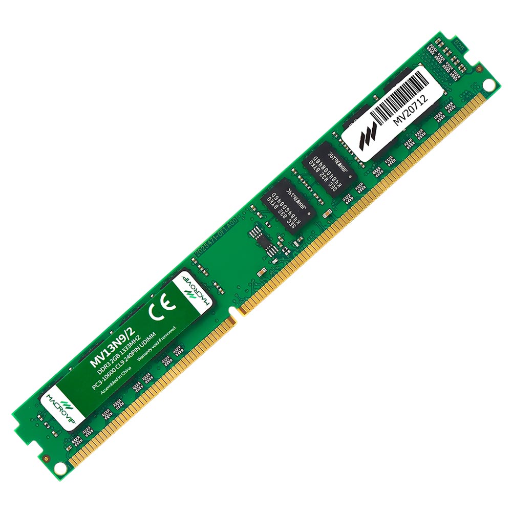 Memória RAM Macrovip DDR3 2GB 1333MHz