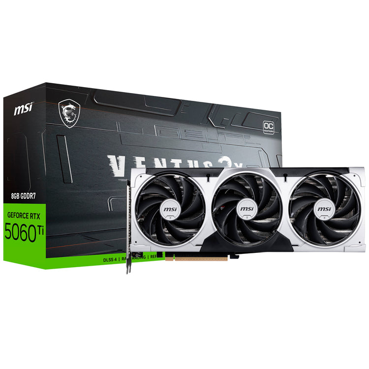 Placa de Vídeo MSI Ventus 3X OC 8GB GeForce RTX5060TI GDDR7