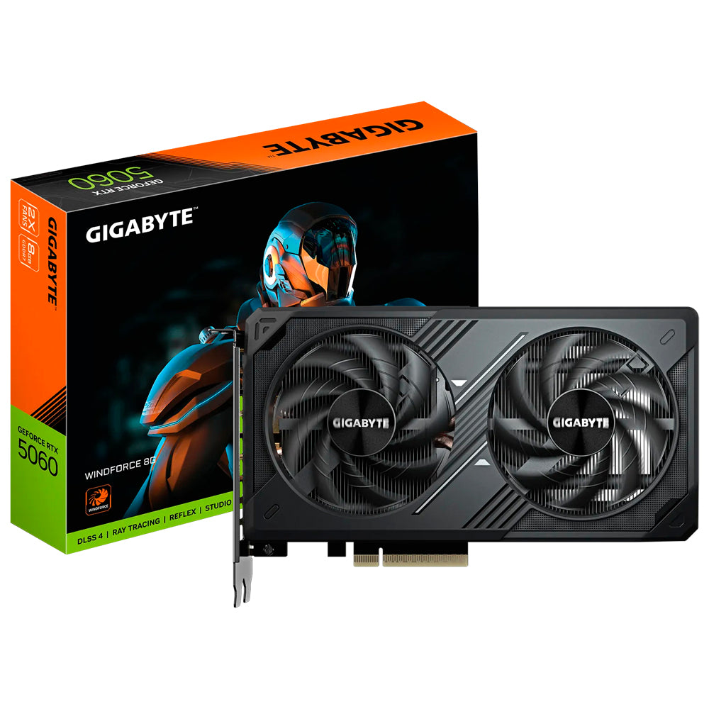 Placa de Vídeo Gigabyte Windforce Max OC 8GB GeForce RTX5060 GDDR7