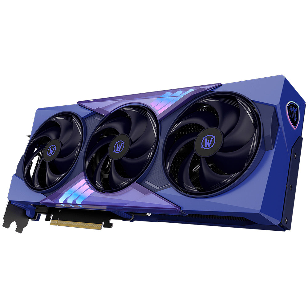 Placa de Vídeo MSI World Of Warcraft Midnight Void Edition OC 12GB GeForce RTX5070 GDDR7