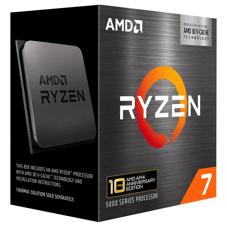 Processador AMD Ryzen 7 5800X3D Socket AM4 / 3.4GHz / 100MB