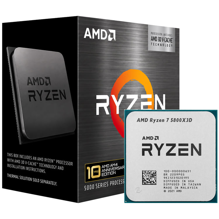 Processador AMD Ryzen 7 5800X3D Socket AM4 / 3.4GHz / 100MB