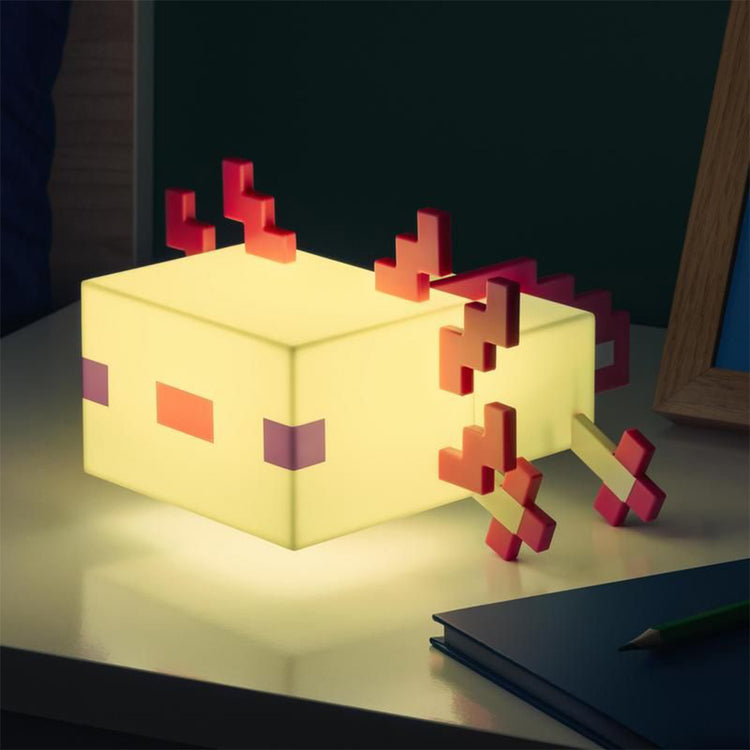 Luminária Paladone Minecraft Axolotl Light