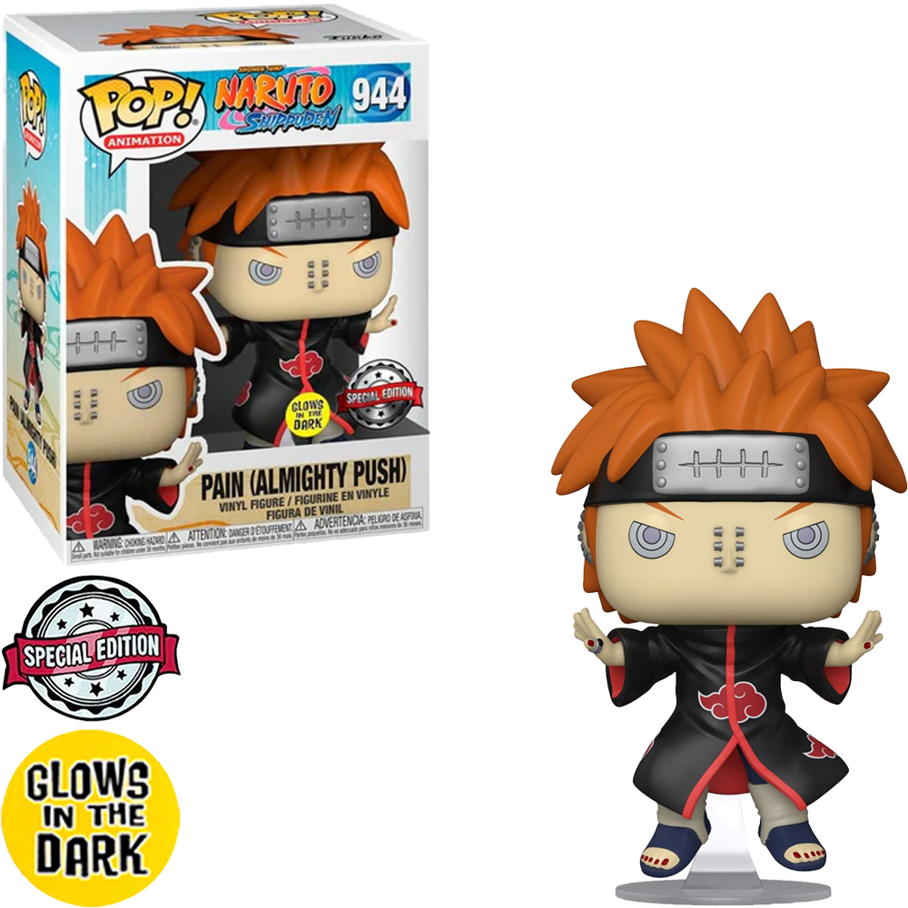Funk Pop Naruto Shippuden Exclusive Pain (Brilha no Escuro)
