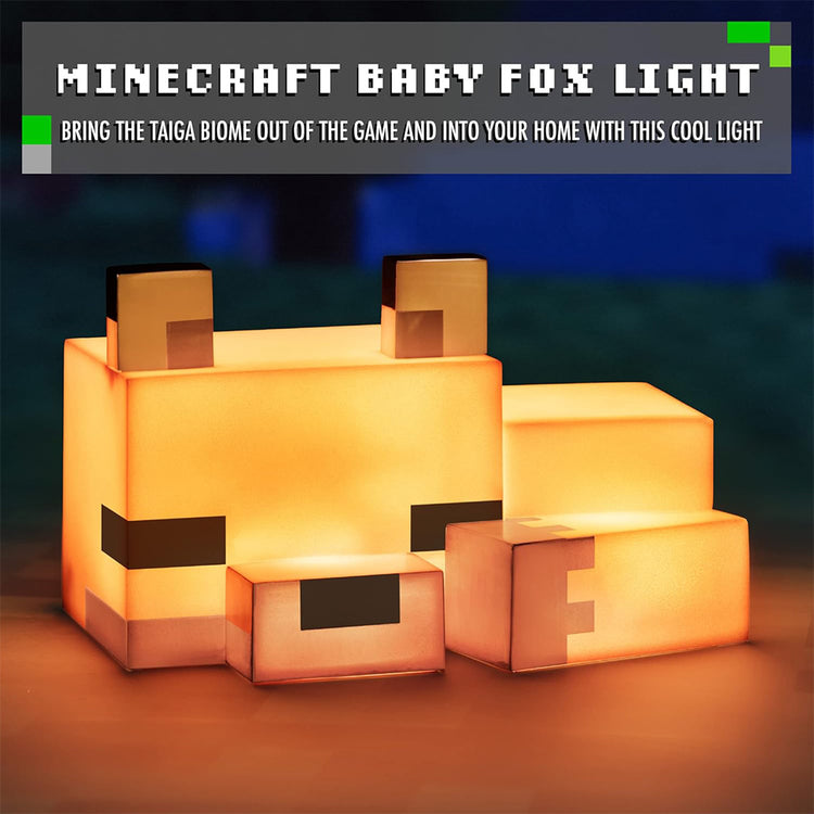 Luminária Paladone Minecraft - Baby Fox Light