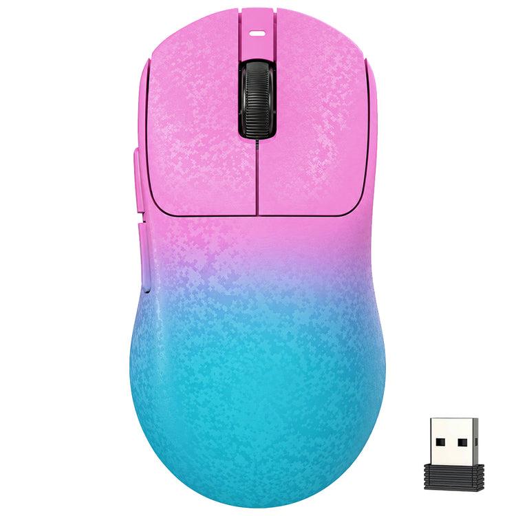 Mouse Gamer Ajazz AJ199 Nacodexx Wireless - Rosa / Azul