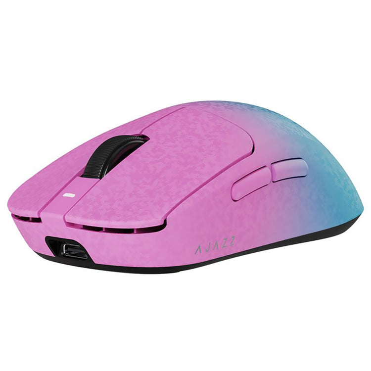 Mouse Gamer Ajazz AJ199 Nacodexx Wireless - Rosa / Azul